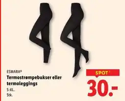 Lidl Termostrømpebukser eller termoleggings tilbud