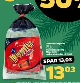 Netto Dumle slikkepinde tilbud