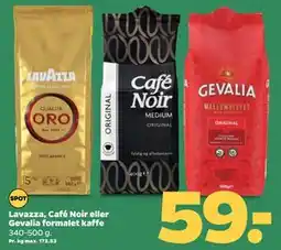 Netto Lavazza, Café Noir eller Gevalia formalet kaffe tilbud