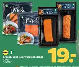 Netto Gravad, kold- eller varmrøget laks tilbud