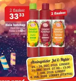 Poetzsch Padborg Hela ketchup tilbud