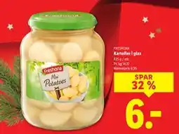 Lidl Kartofler i glas tilbud