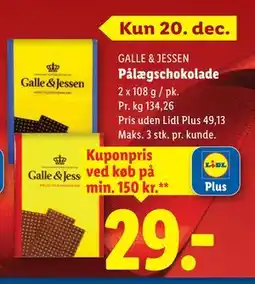 Lidl Pålægschokolade tilbud