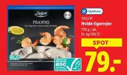 Lidl Hvide tigerrejer tilbud