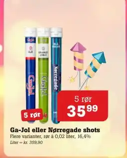 Poetzsch Padborg Ga-Jol eller Nørregade shots tilbud