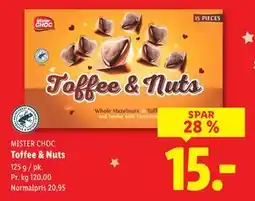 Lidl Toffee & Nuts tilbud