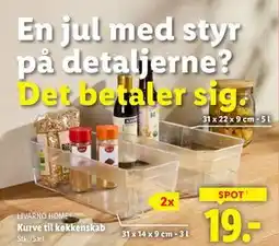 Lidl Kurve til køkkenskab tilbud
