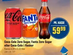 Otto Duborg Coca-Cola Zero Sugar, Fanta Zero Sugar eller Coca-Cola i flasker tilbud