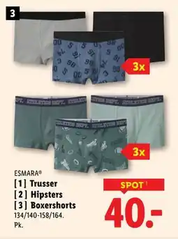 Lidl Boxershorts tilbud