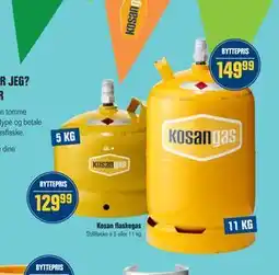 Otto Duborg Kosan flaskegas tilbud