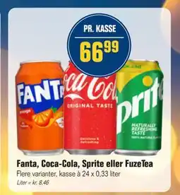 Otto Duborg Fanta, Coca-Cola, Sprite eller FuzeTea tilbud