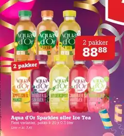 Poetzsch Padborg Aqua d'Or Sparkles eller Ice Tea tilbud