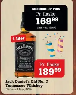 Poetzsch Padborg Jack Daniel's Old No. 7 Tennessee Whiskey tilbud