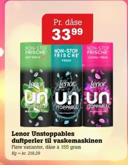 Poetzsch Padborg Lenor Unstoppables duftperler til vaskemaskinen tilbud
