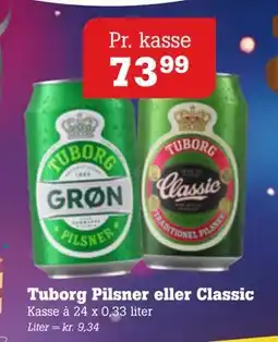 Poetzsch Padborg Tuborg Pilsner eller Classic tilbud
