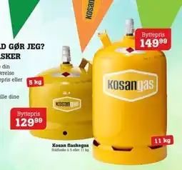 Poetzsch Padborg Kosan flaskegas tilbud