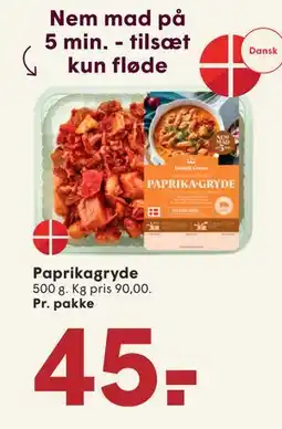 SPAR Paprikagryde tilbud