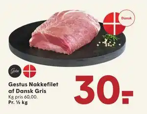 Gestus Nakkefilet af Dansk Gris