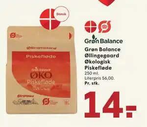 Grøn Balance Øllingegaard Økologisk Piskefløde