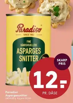SPAR Paradiso Aspargessnitter tilbud
