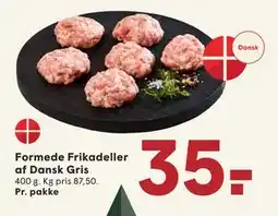 SPAR Formede Frikadeller af Dansk Gris tilbud