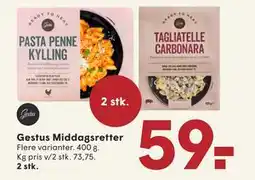 SPAR Gestus Middagsretter tilbud