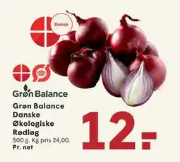 SPAR Grøn Balance Danske Økologiske Rødløg tilbud