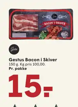 SPAR Gestus Bacon i Skiver tilbud