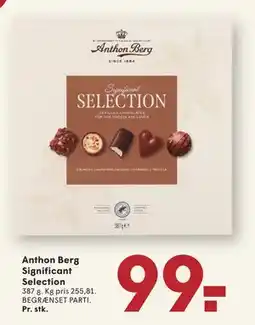 SPAR Anthon Berg Significant Selection tilbud