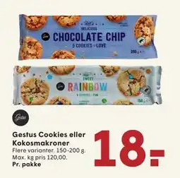 SPAR Gestus Cookies eller Kokosmakroner tilbud