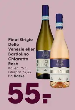SPAR Pinot Grigio Delle Venezie eller Bardolino Chiaretto Rosé tilbud