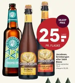 SPAR Jacobsen, Grimbergen eller 1664 Blanc tilbud