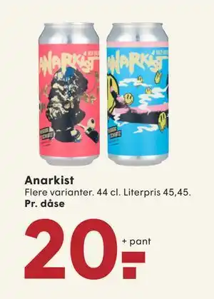 SPAR Anarkist tilbud