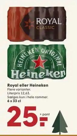 SPAR Royal eller Heineken tilbud