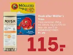 SPAR Husk eller Möller’s Tran tilbud