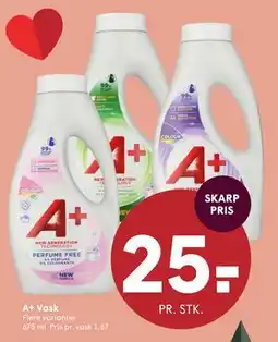 SPAR A+ Vask tilbud