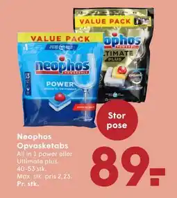 SPAR Neophos Opvasketabs tilbud
