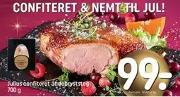 REMA 1000 Julius confiteret andebryststeg 700 g tilbud