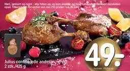 REMA 1000 Julius confiterede andelår 2 stk./425 g tilbud