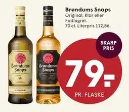 SPAR Brøndums Snaps tilbud