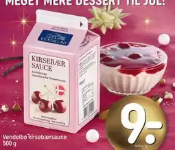 REMA 1000 Vendelbo kirsebærsauce 500 g tilbud