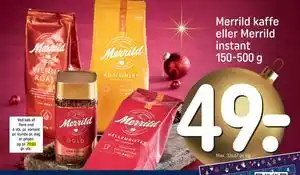 Merrild kaffe eller Merrild instant 150-500 g