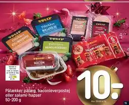 REMA 1000 Pålækker pålæg, baconleverpostej eller salami-hapser 50-200 g tilbud