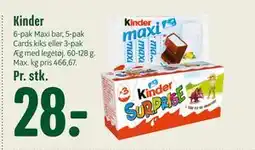 Min Købmand Kinder tilbud
