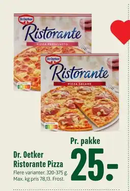 Min Købmand Dr. Oetker Ristorante Pizza tilbud