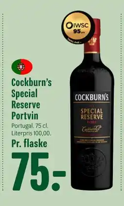 Min Købmand Cockburn’s Special Reserve Portvin tilbud