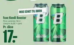 Min Købmand Faxe Kondi Booster tilbud