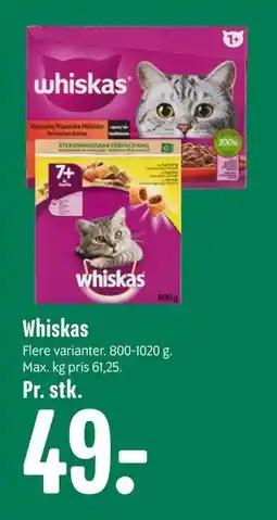Min Købmand Whiskas tilbud