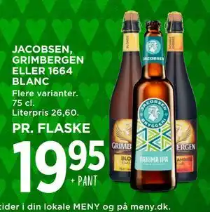 JACOBSEN, GRIMBERGEN ELLER 1664 BLANC