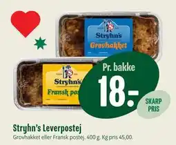 Min Købmand Stryhn’s Leverpostej tilbud
